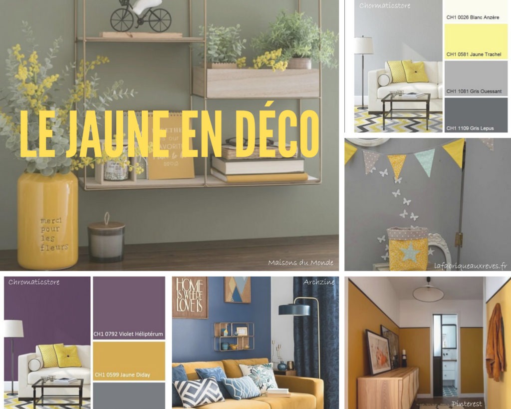 Le jaune en décoration intérieure